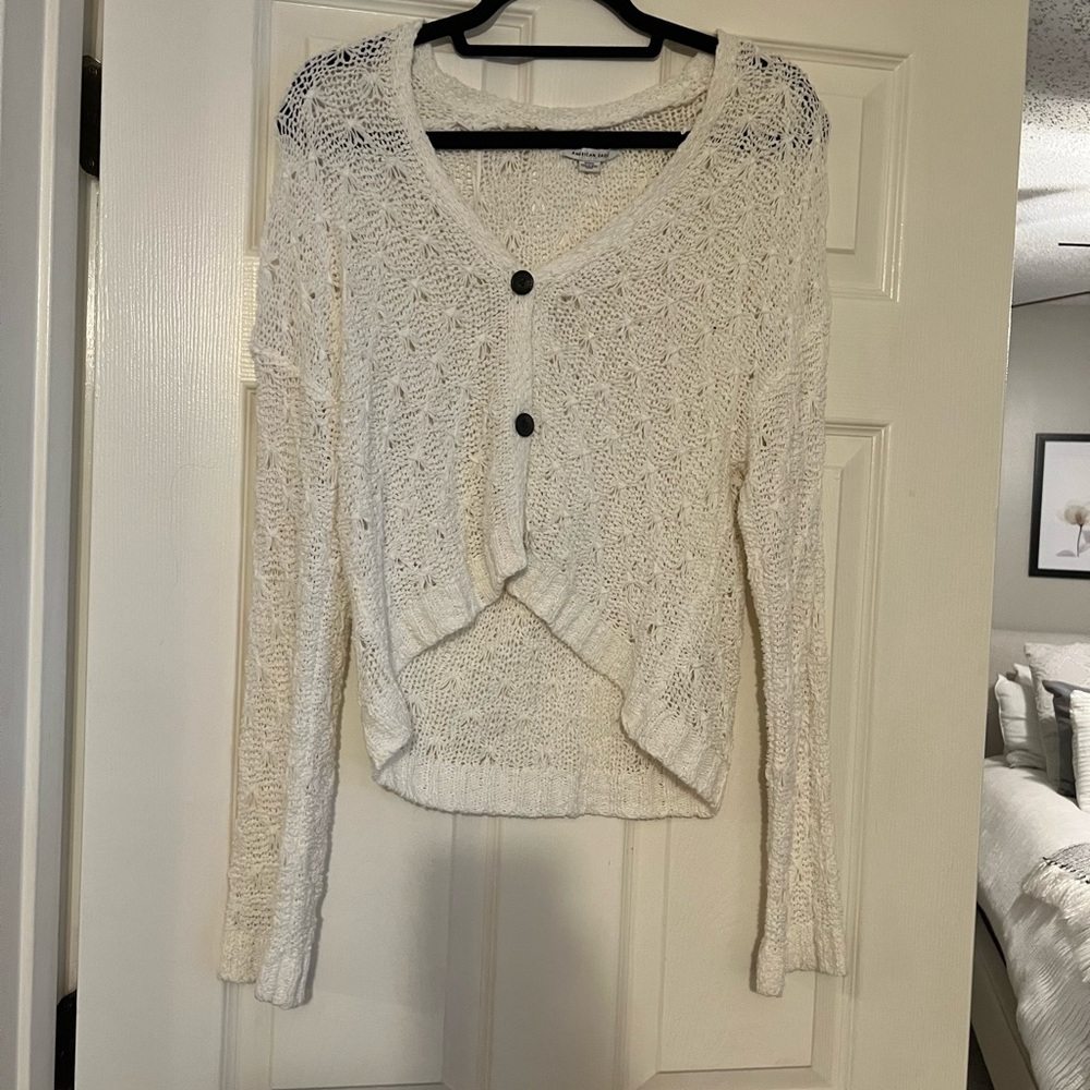 American Eagle Crochet Cardigan XS/S